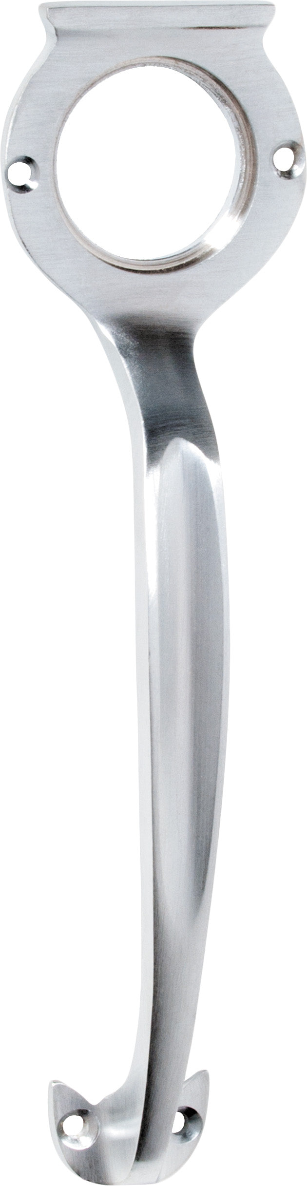 Cylinder Hole Pull Handle Satin Chrome / H185xW50xP28mm