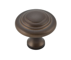 Domed Cupboard Knob Antique Brass / D25xP24mm