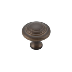 Domed Cupboard Knob Antique Brass / D25xP24mm
