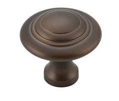 Domed Cupboard Knob Antique Brass / D38xP35mm
