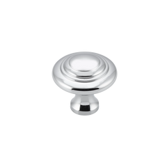 Domed Cupboard Knob Chrome Plated / D25xP24mm