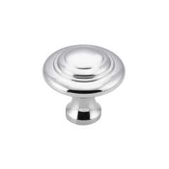 Domed Cupboard Knob Chrome Plated / D32xP29mm