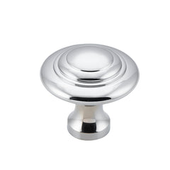 Domed Cupboard Knob Chrome Plated / D38xP35mm