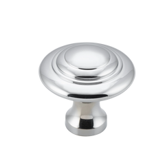 Domed Cupboard Knob Chrome Plated / D38xP35mm