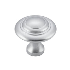 Domed Cupboard Knob Satin Chrome / D38xP35mm