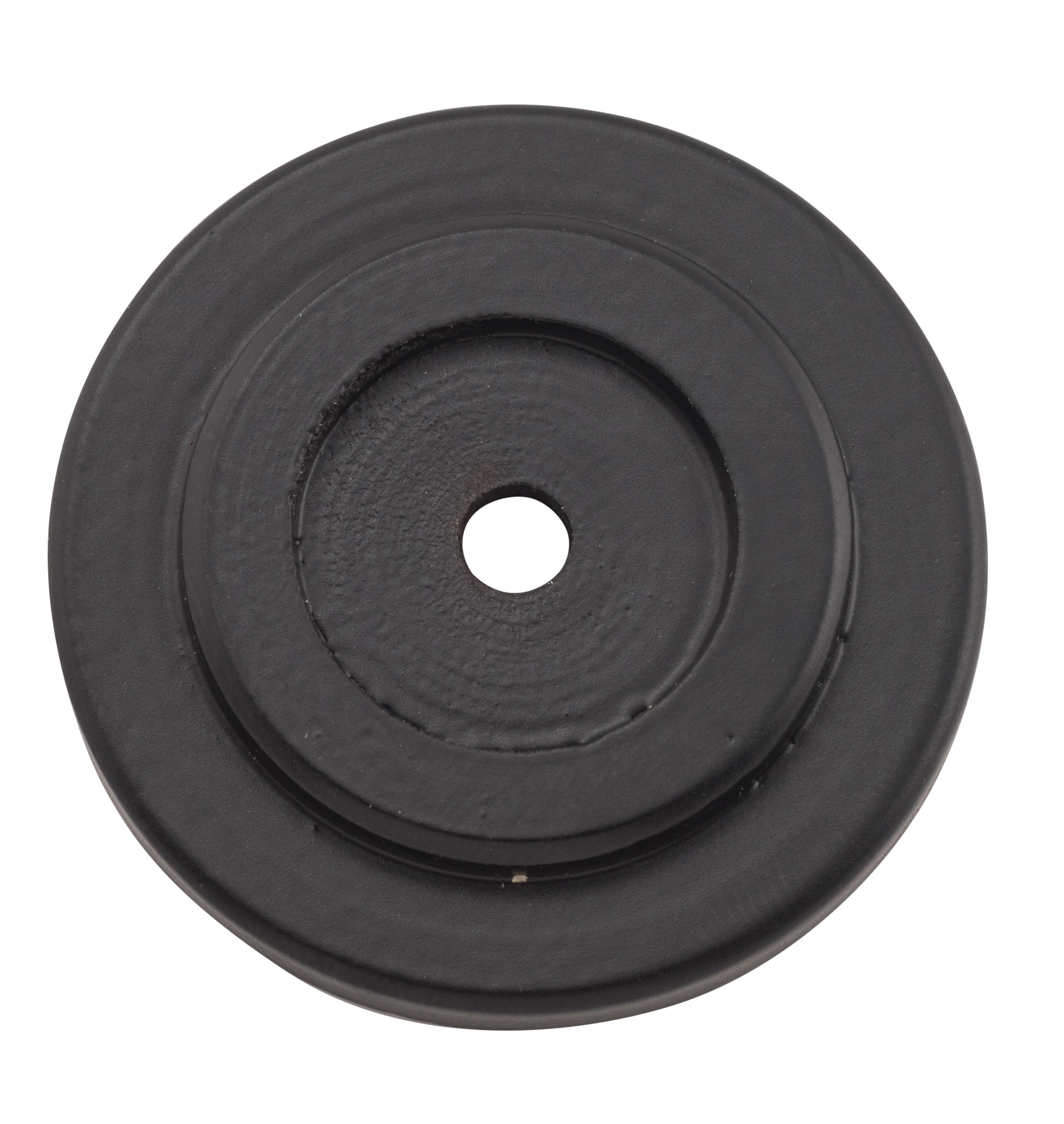 Cupboard Knob Backplate Matt Black / D32mm
