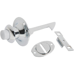 Deco Push Button Catch Chrome Plated