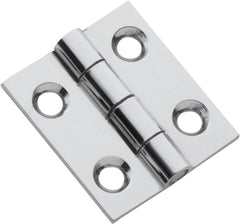 Fixed Pin Cabinet Hinge Chrome Plated / H25xW22mm