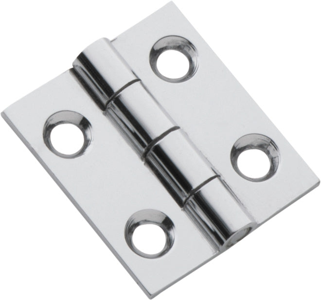 Fixed Pin Cabinet Hinge Chrome Plated / H25xW22mm