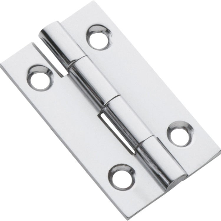 Fixed Pin Cabinet Hinge Chrome Plated / H38xW22mm
