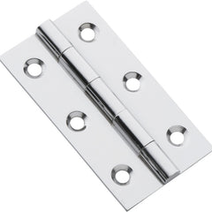 Fixed Pin Cabinet Hinge Chrome Plated / H63xW35mm