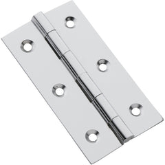 Fixed Pin Cabinet Hinge Chrome Plated / H76xW41mm