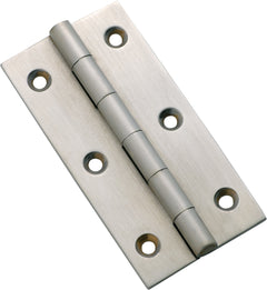 Fixed Pin Cabinet Hinge Satin Chrome / H76xW41mm