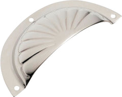Fluted Drawer Pull - Sheet Brass Polished Nickel