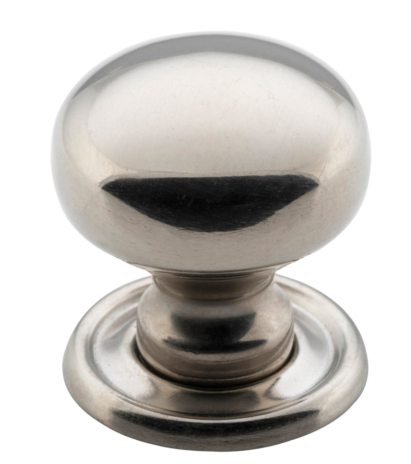 Classic Cupboard Knob Polished Nickel / D25xP27mm