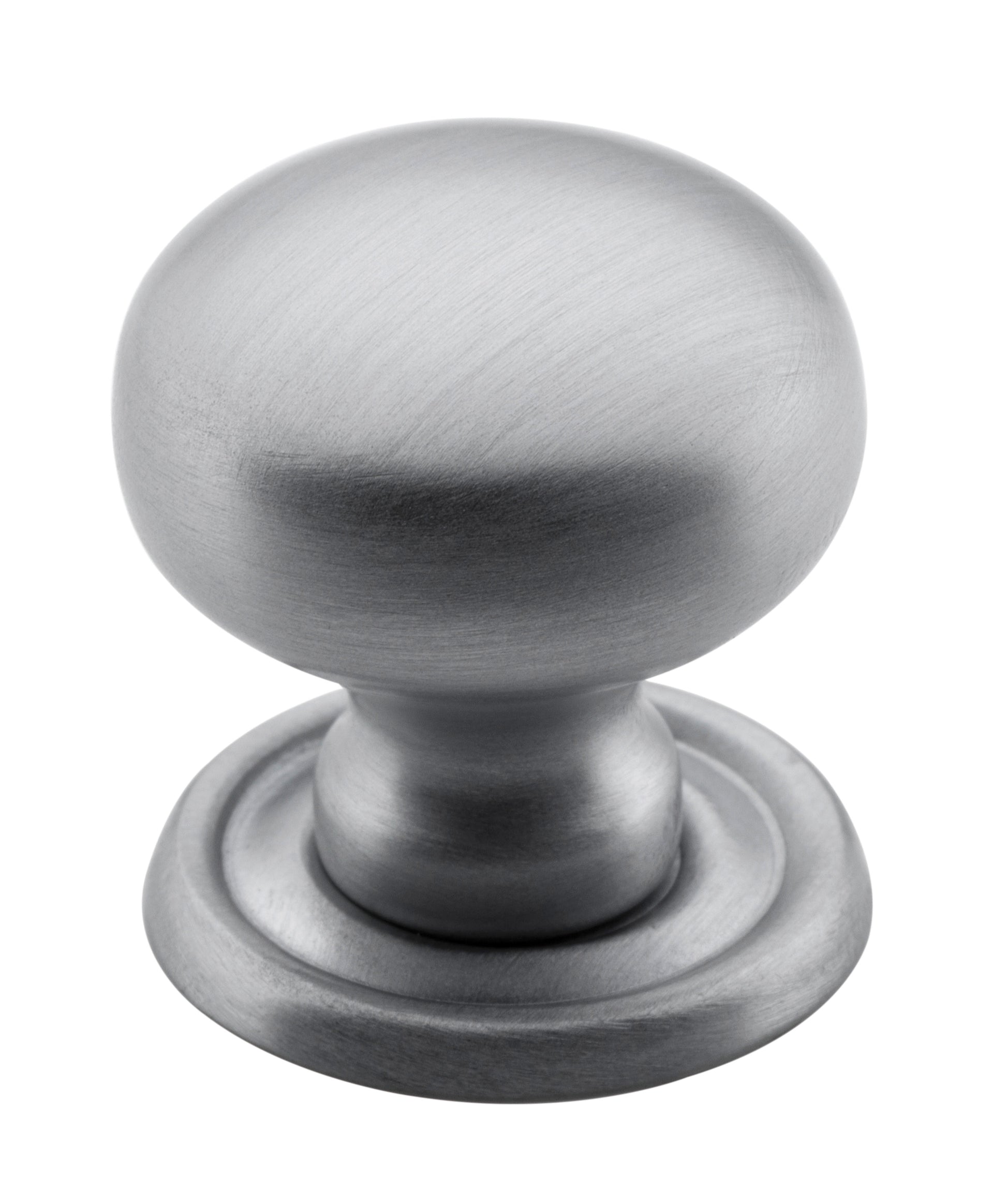 Classic Cupboard Knob Satin Chrome / D25xP27mm