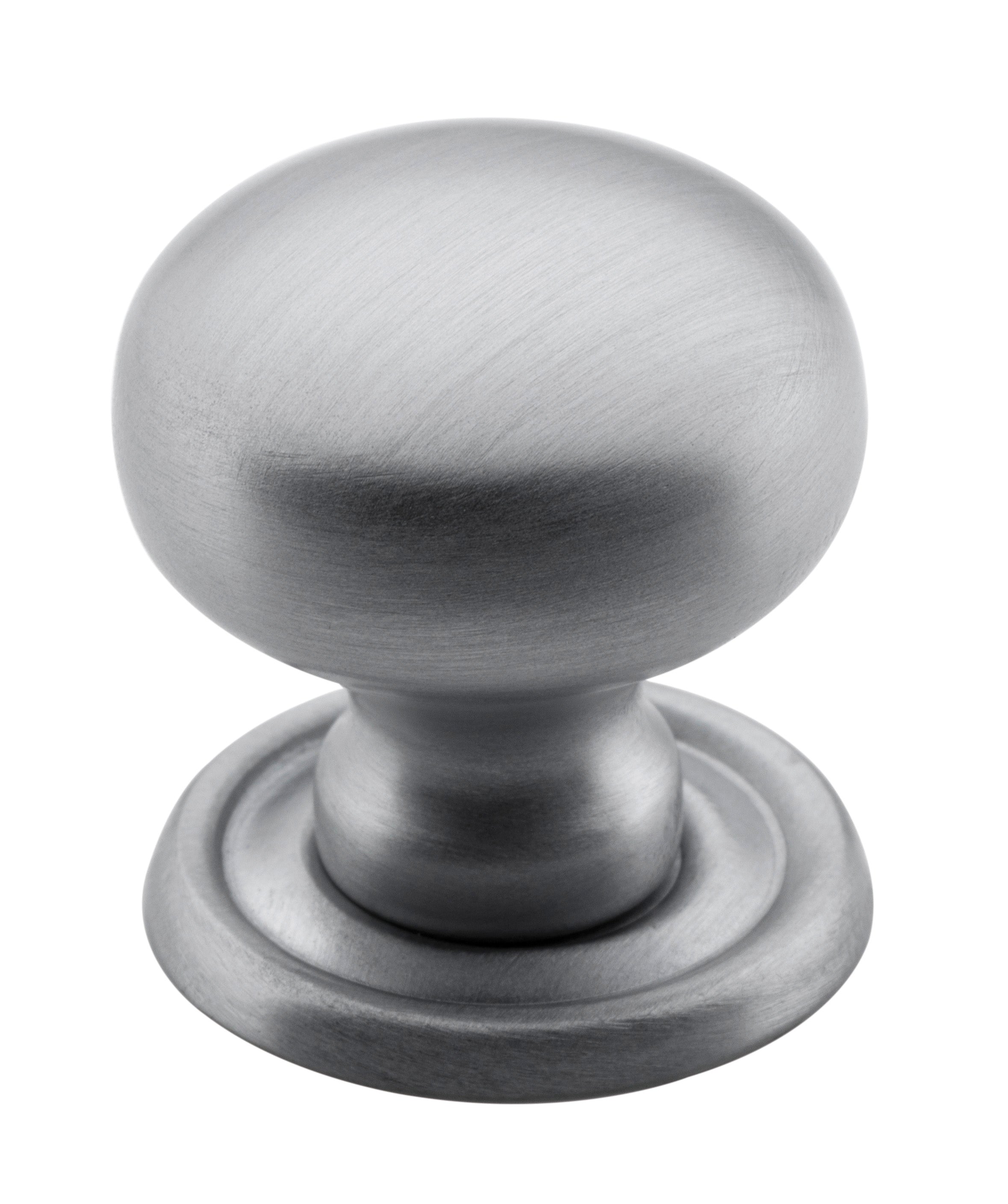 Classic Cupboard Knob Satin Chrome / D25xP27mm