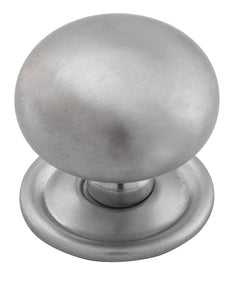 Classic Cupboard Knob Satin Chrome / D38xP35mm