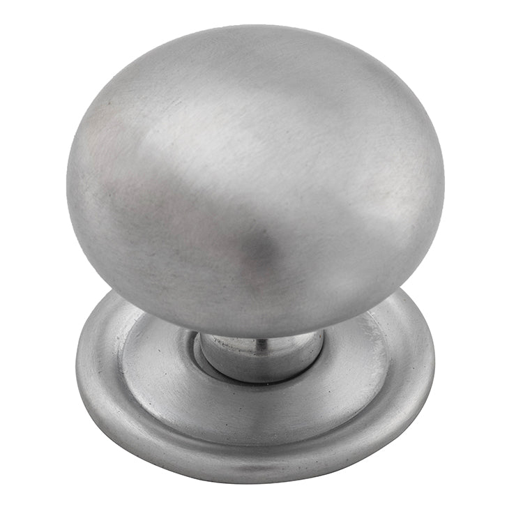 Classic Cupboard Knob Satin Chrome / D38xP35mm