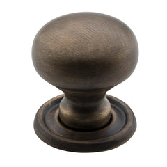 Classic Cupboard Knob Antique Brass / D25xP27mm