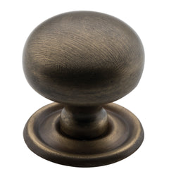 Classic Cupboard Knob Antique Brass / D32xP28mm
