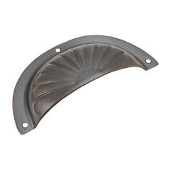 Fluted Drawer Pull - Sheet Brass Antique Brass