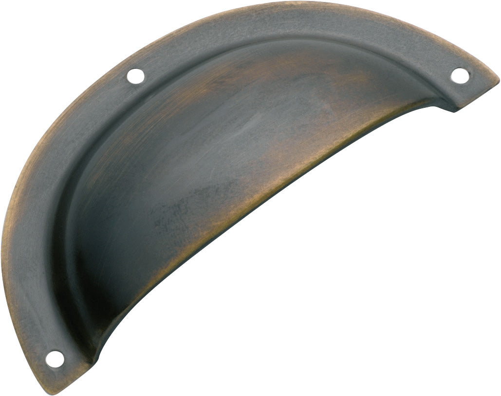 Classic Drawer Pull Antique Brass / Sheet Brass