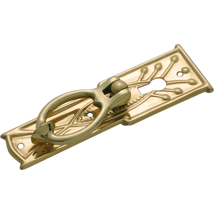 Edwardian Stepped Pedestal Handle Polished Brass