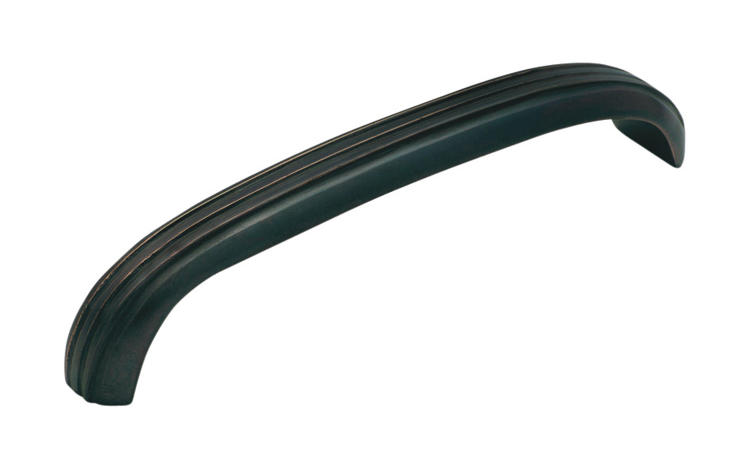 Deco Cabinet Pull Handle Antique Copper / Curved L125xW20xP25mm