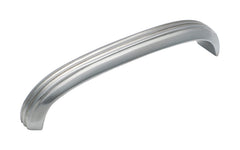 Deco Cabinet Pull Handle Chrome Plated / Curved L125xW20xP25mm