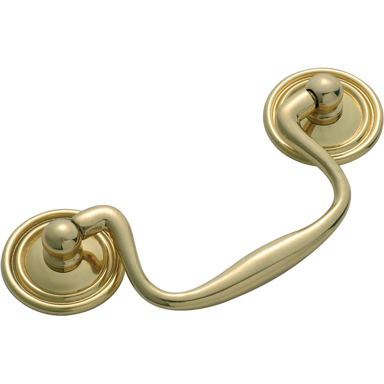 Swan Neck Handle Polished Brass