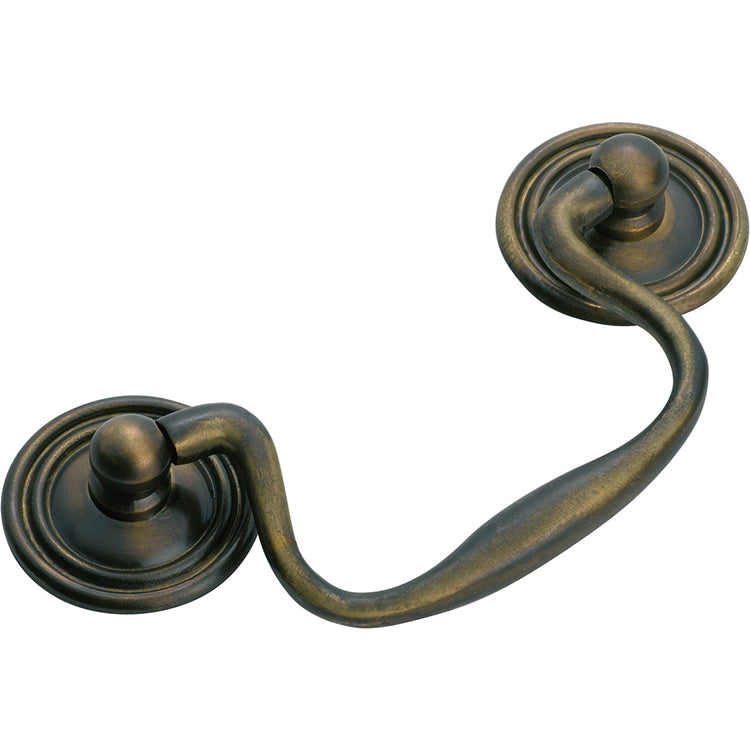 Swan Neck Handle Antique Brass