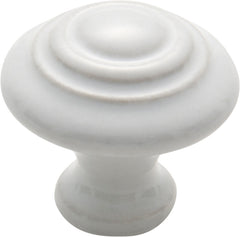 Domed Porcelain Cupboard Knob White Porcelain / D32xP31mm