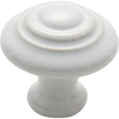 Domed Porcelain Cupboard Knob White Porcelain / D32xP31mm