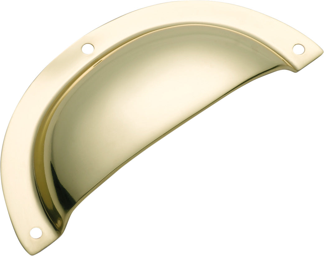 Classic Drawer Pull Polished Brass / Sheet Brass