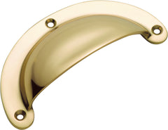 Classic Drawer Pull Polished Brass / Large