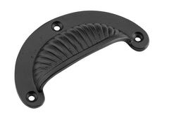 Fluted Drawer Pull Matt Black
