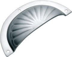 Fluted Drawer Pull - Sheet Brass Chrome Plated