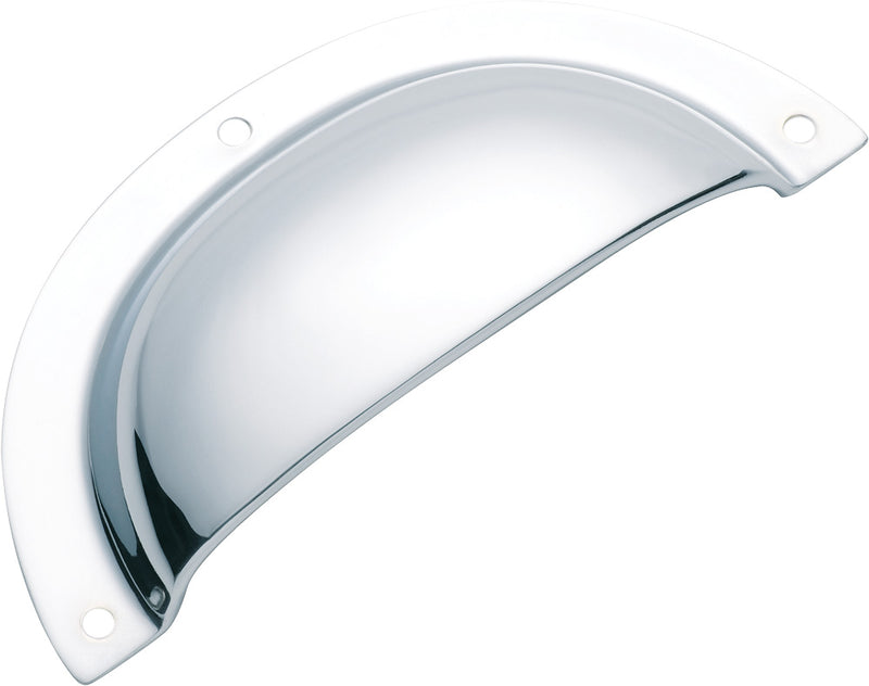 Classic Drawer Pull Chrome Plated / Sheet Brass