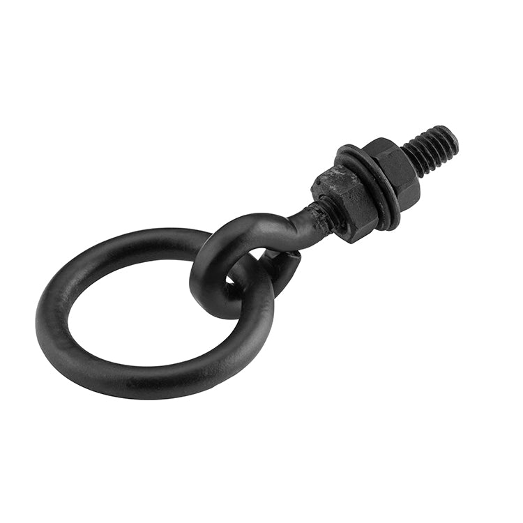 Iron Ring Pull Bolt Matt Black / D45mm