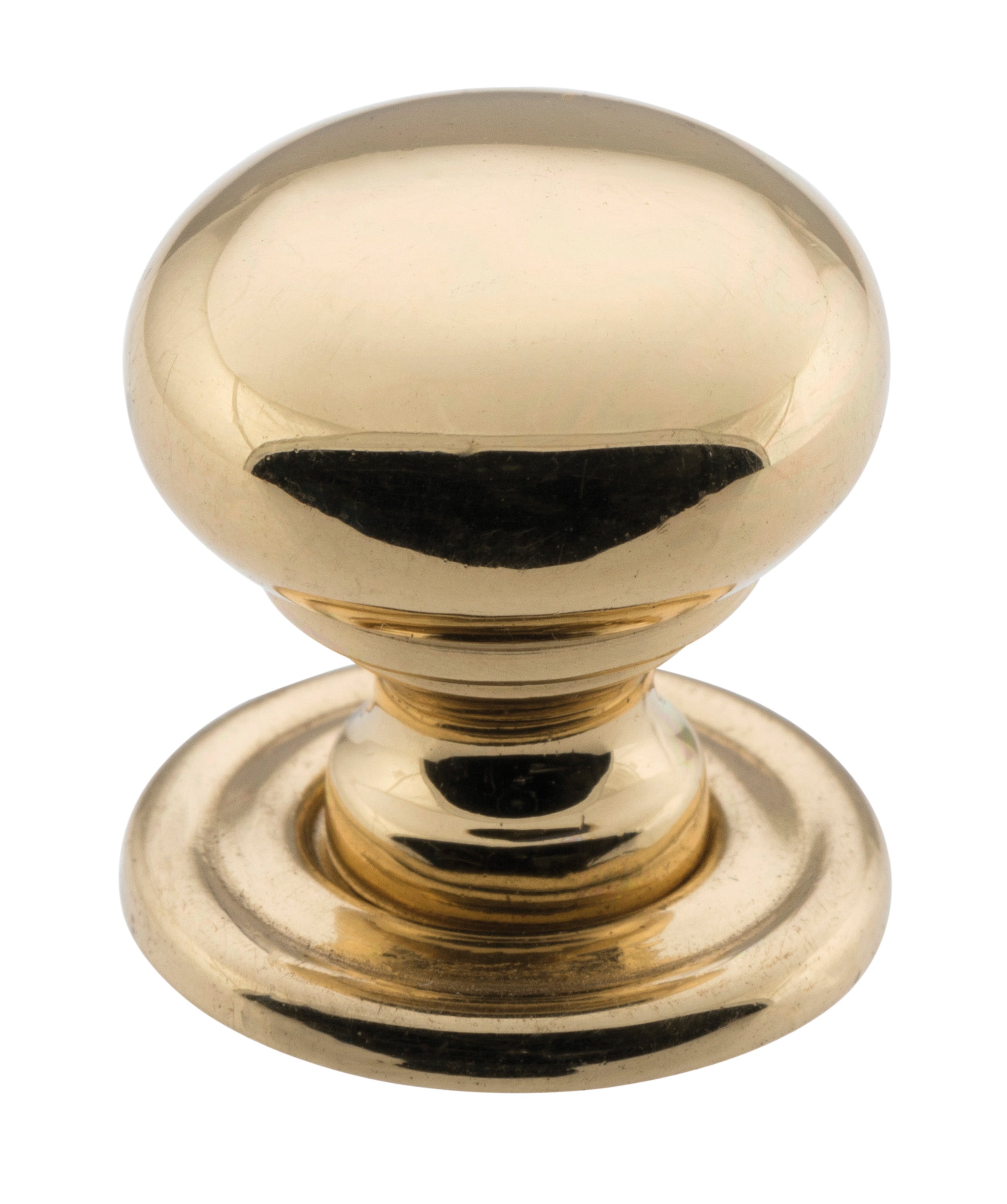 Classic Cupboard Knob Polished Brass / D19xP19mm
