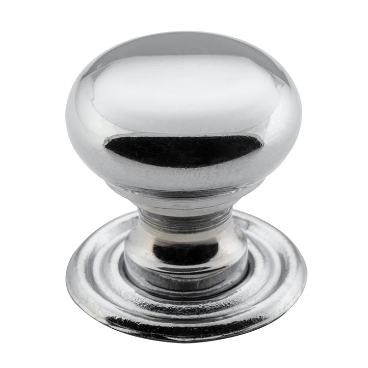 Classic Cupboard Knob Chrome Plated / D19xP19mm