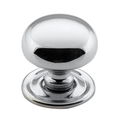 Classic Cupboard Knob Chrome Plated / D32xP28mm