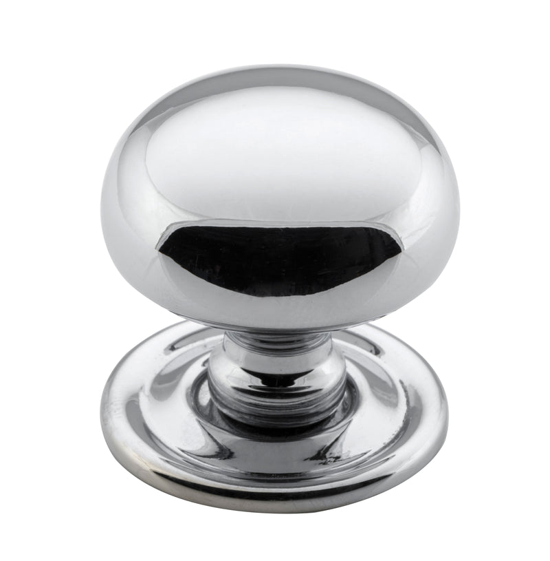 Classic Cupboard Knob Chrome Plated / D32xP28mm
