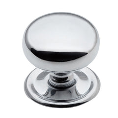 Classic Cupboard Knob Chrome Plated / D38xP35mm