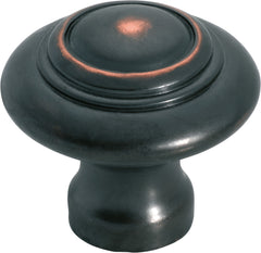 Domed Cupboard Knob Antique Copper / D32xP29mm