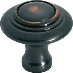 Domed Cupboard Knob Antique Copper / D38xP35mm