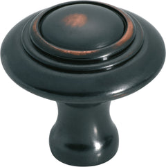 Domed Cupboard Knob Antique Copper / D38xP35mm