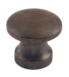 Curved Cupboard Knob Antique Brass / D13xP11mm
