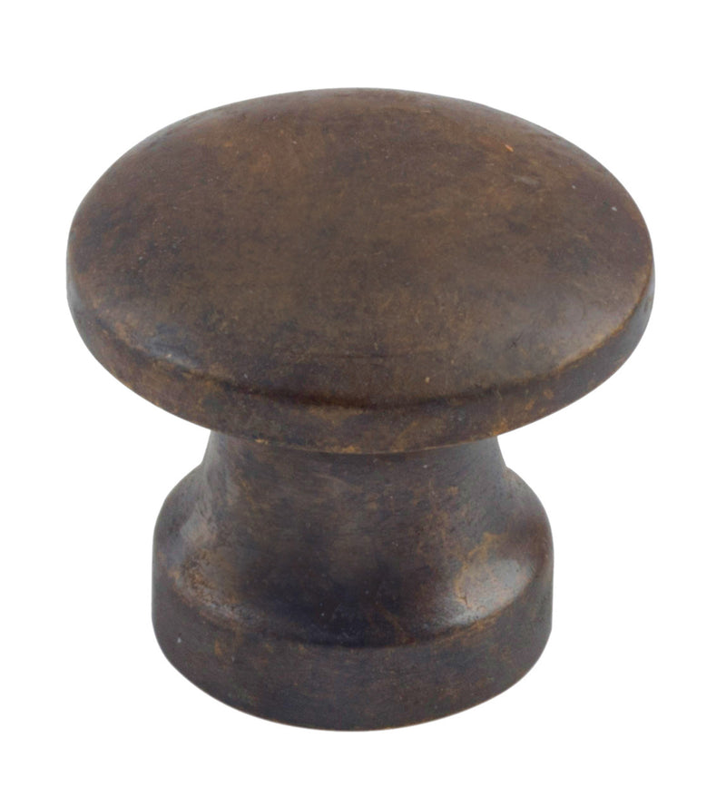 Curved Cupboard Knob Antique Brass / D13xP11mm
